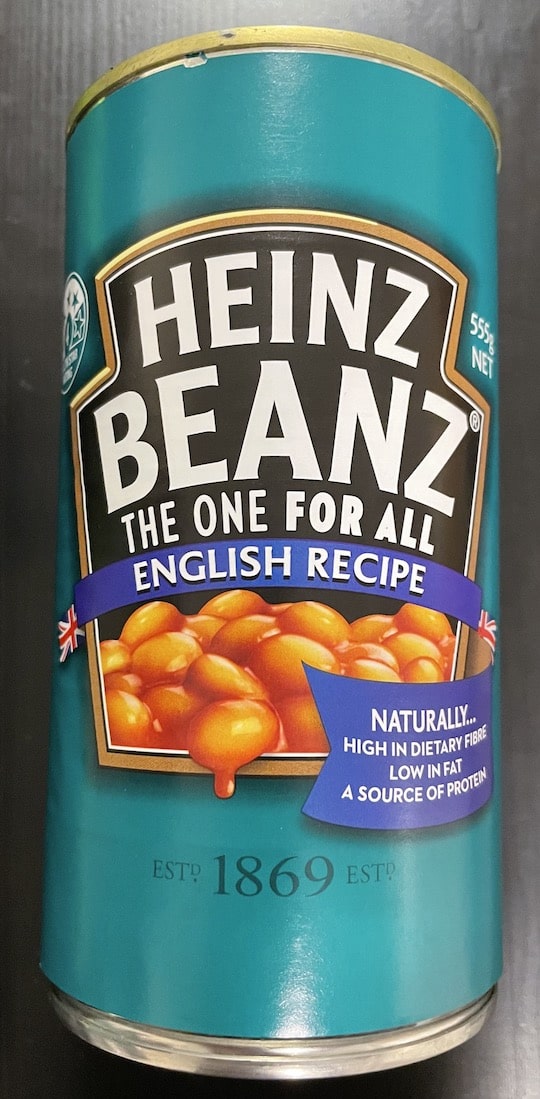 English Recipe (Front)